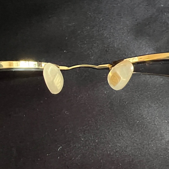 GUCCI GG1131S Interchangeable Cat-Eye Sunglass Gold Metal Frame 3 Clip-On Pieces - Picture 14 of 16